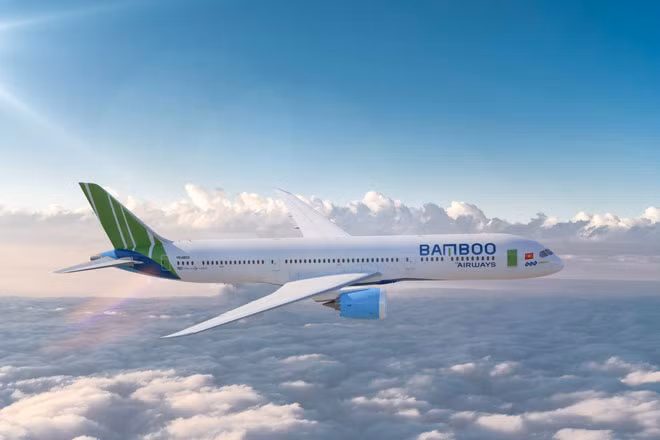 Bamboo Airways sẽ tiếp nhận máy bay thân rộng Boeing 787-9 Dreamliner đầu tiên trong tháng 12-2019. Bamboo Airways sẽ tiếp nhận máy bay thân rộng Boeing 787-9 Dreamliner đầu tiên trong tháng 12-2019.