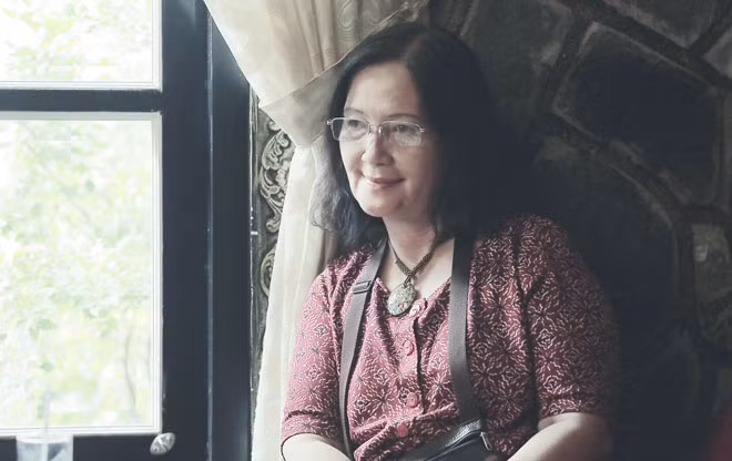 Nhà thơ Tôn Nữ Thu Thủy.