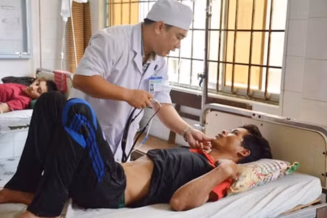 Các nạn nhân đang điều trị tại bệnh viện.