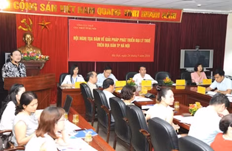 Hội nghị tọa đàm bàn giải pháp phát triển đại lý thuế trên địa bàn Thủ đô.