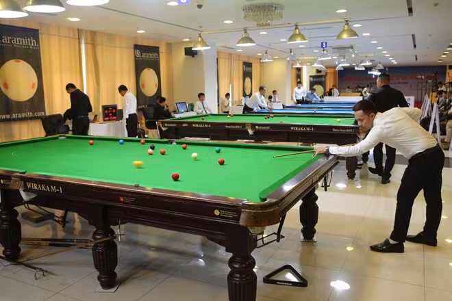 Chung kết Giải Billiards & Snooker gặp sự cố ngay khi khai mạc.