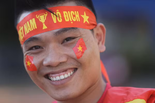 Nụ cười chiến thắng.... Ảnh: Todayonline.