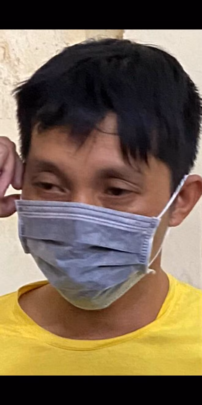 Quỳnh thời điểm bị bắt giữ