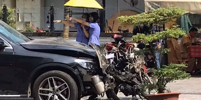 Công an quận Phú Nhuận thực nghiệm hiện trường vụ tai nạn