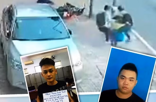 Hai đối tượng cướp giật tấn công nạn nhân bị khởi tố