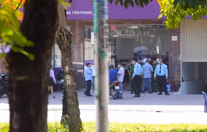 Phòng giao dịch nơi xảy ra vụ cướp