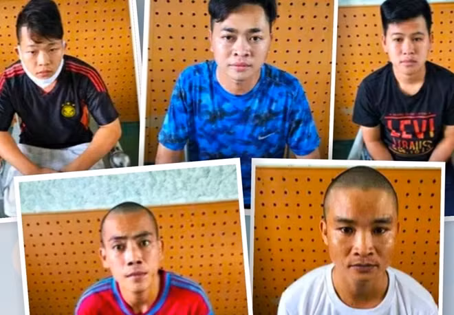 5 đối tượng trong vụ bắn chết Đ.Q.L ở Long An