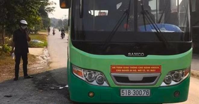 Chiếc xe buýt thời điểm xảy ra vụ án
