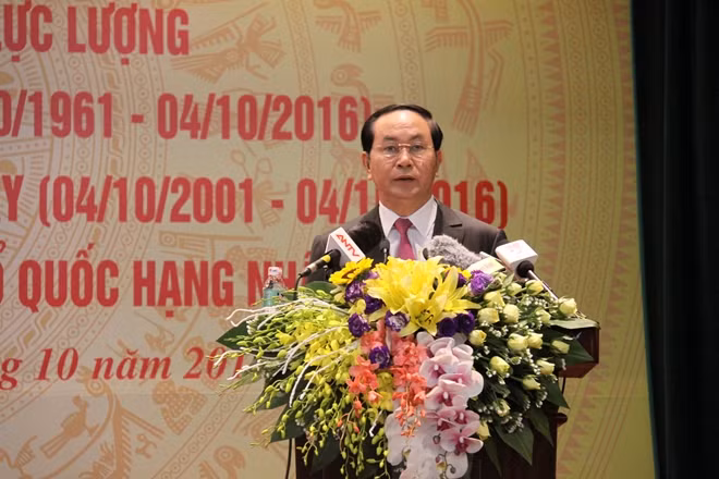 Chủ tịch nước Trần Đại Quang phát biểu tại Lễ kỷ niệm