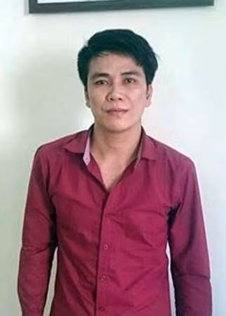 Đối tượng Dương Hồng Hiệp tại cơ quan Công an.
