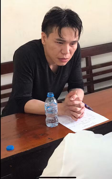 Châu Việt Cường tại cơ quan Công an