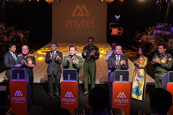 Nghi thức đánh dấu Mytel chính thức đi vào đời sống người dân Myanmar Nghi thức đánh dấu Mytel chính thức đi vào đời sống người dân Myanmar