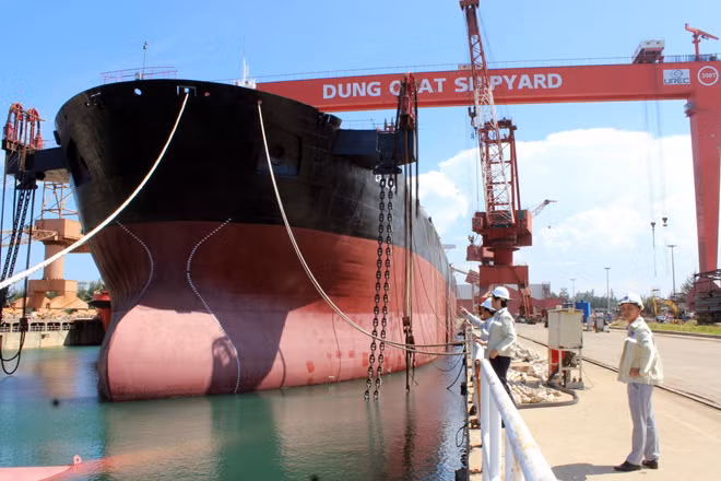 FSO Chí Linh sau khi được sửa chữa tại DQS.