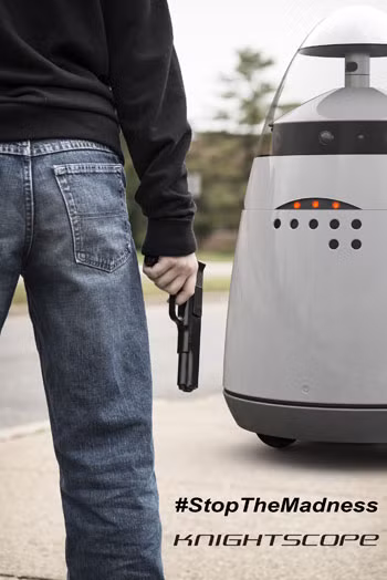 Robot K5 sẽ giúp phát hiện tội phạm tại trường học, nơi công cộng, đường phố…