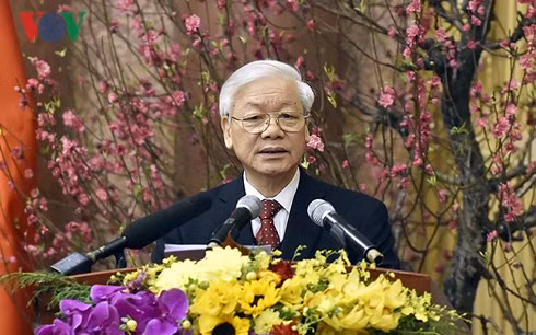 Theo Tổng Bí thư, tất cả những kết quả quan trọng nêu trên đã cộng hưởng, đem lại niềm vui, tạo những dấu ấn tốt đẹp của năm 2017 và cho chúng ta thêm nhiều bài học quý.