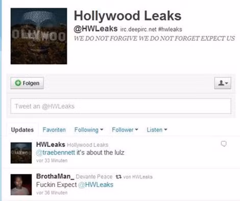Hollywood Leaks. Hollywood Leaks.
