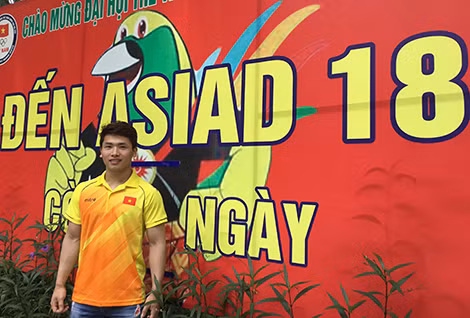 Vận động viên trẻ Trịnh Văn Vinh sau mùa giải ASIAD 2018. Vận động viên trẻ Trịnh Văn Vinh sau mùa giải ASIAD 2018.