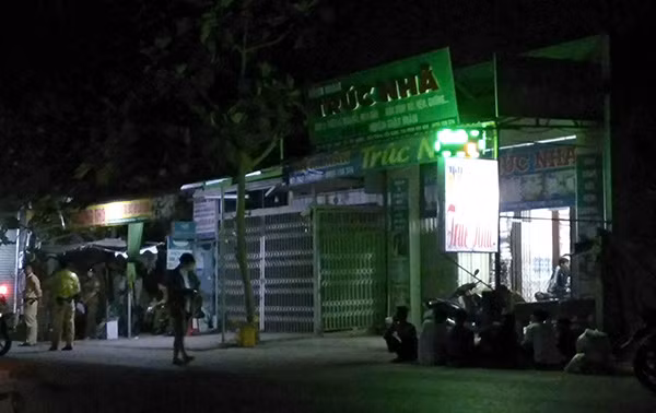 Hiện trường vụ việc.
