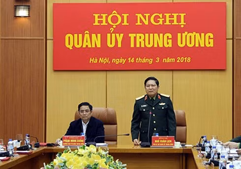 Quân ủy Trung ương tham gia ý kiến vào Đề án Trung ương 7 (khóa XII) về công tác cán bộ. (Ảnh: Cổng TTĐT Bộ Quốc phòng).