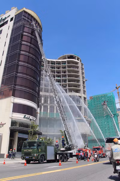 Thực tập phương án chữa cháy tại công trình cao tầng.