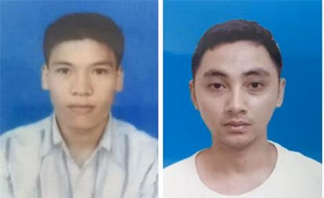 Đối tượng Ngọc và Tuấn Anh bị Công an Hà Nội bắt giữ.