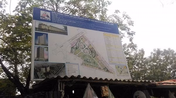 Dự án khu nhà ở Văn La (quận Hà Đông) có kế hoạch khởi công từ năm 2007 nhưng đến nay vẫn chưa triển khai. Ảnh: Gia Huy.