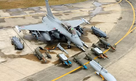 Tiêm kích Rafale là một trong những máy bay chiến đấu đáng sợ nhất hành tinh. ảnh: Getty.