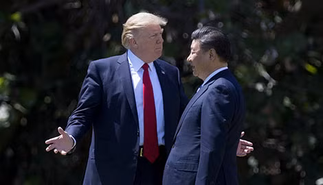 Tổng thống Mỹ Donald Trump và Chủ tịch Trung Quốc Tập Cận Bình.