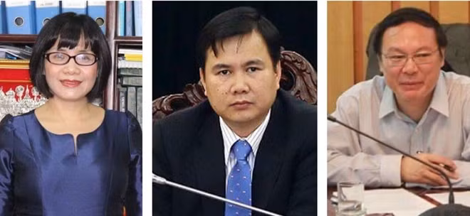 Thứ trưởng Bộ Tư pháp Đặng Hoàng Oanh, Thứ trưởng Bộ Khoa học và Công nghệ Bùi Thế Duy, Thứ trưởng Bộ Tài nguyên và Môi trường Lê Công Thành.