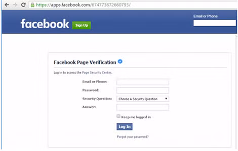 Hacker thường tạo các trang giả mạo yêu cầu xác minh lại tài khoản Facebook để lừa đảo. Hacker thường tạo các trang giả mạo yêu cầu xác minh lại tài khoản Facebook để lừa đảo.