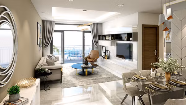 Các căn hộ được thiết kế thông thoáng và tầm nhìn hướng sông.