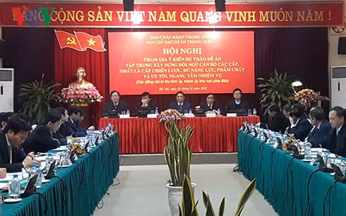 Bí thư Tỉnh ủy, Thành ủy khu vực phía Bắc tham gia góp ý Đề án Trung ương 7 (khóa XII) về công tác cán bộ.