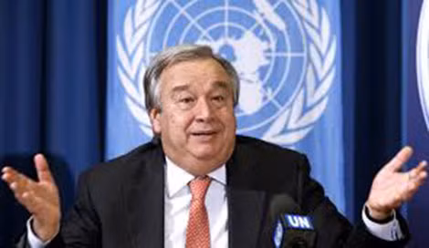 Tổng Thư ký Antonio Guterres tuyên bố “Liên Hiệp Quốc sắp hết tiền”.