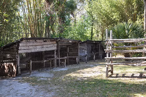 Những lồng và trại nhốt thú hoang trong sở thú của “Người rừng” Trapper Nelson. Ảnh: John Curtin Home Inspector.
