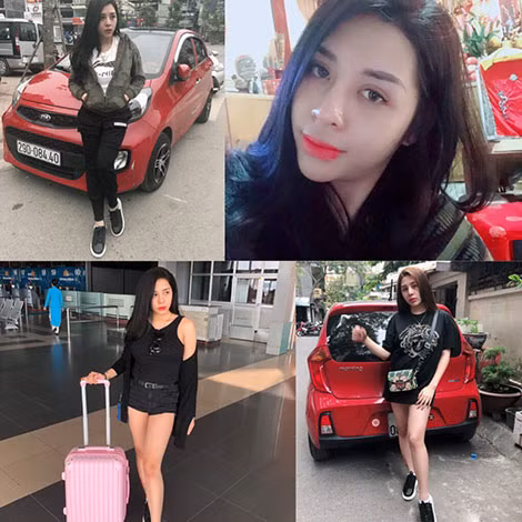 Hotgirl Diễm Hương với những hình ảnh sang chảnh trên Facebook.