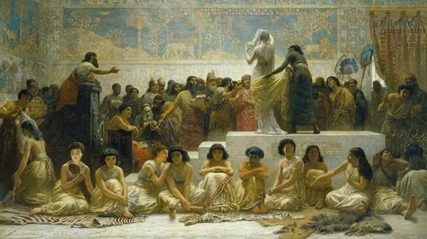 Người Babylon còn gây chú ý với đời sống tình dục kỳ lạ. Theo sử gia Herodotus của Hy Lạp, người dân Babylon thực hiện việc "quan hệ" với người lạ.