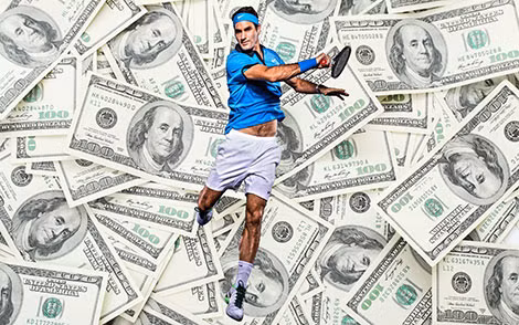 Khối tài sản của Federer ngày càng phình ra. Khối tài sản của Federer ngày càng phình ra.