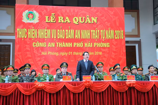 Hình ảnh tại lễ ra quân.