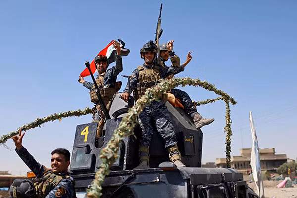 Quân đội Iraq tuyên bố đẩy lùi IS tại các khu vực. Ảnh: Reuters.