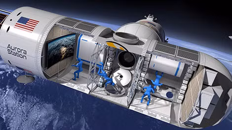 Khách sạn vũ trụ Aurora Station của NASA sẽ đi vào hoạt động năm 2021.
