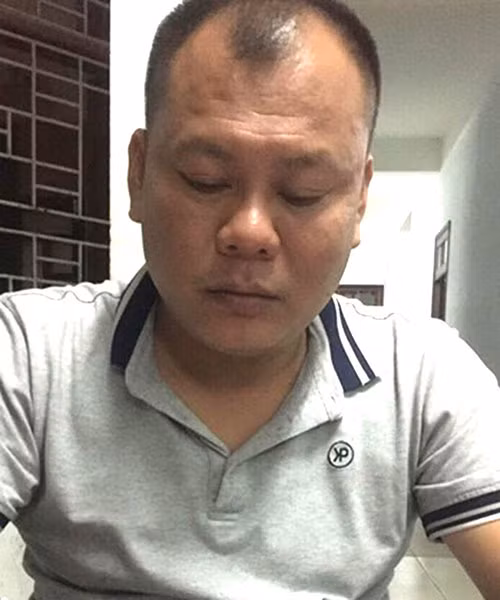Đối tượng Hồ Duy Linh tại cơ quan điều tra.