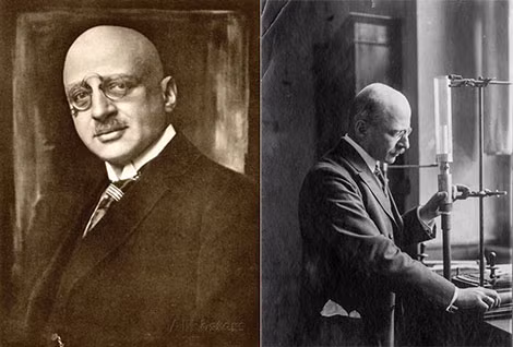 Fritz Haber (ảnh trái) và Fritz Haber nghiên cứu chế tạo khí độc Clo.