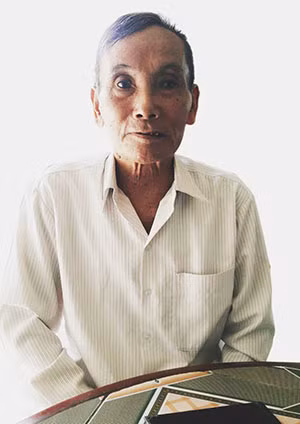 Ông Năm Dõng, chồng liệt sỹ Nguyễn Thị Tư.