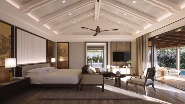 Đồ trang trí nội thất được chế tác độc bản dành riêng cho biệt thự Park Hyatt Phu Quoc Residences.