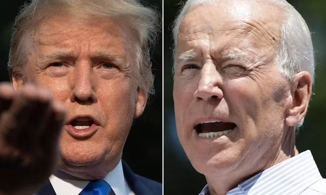 Cuộc đua vào Nhà Trắng của hai ứng viên - ông Donald Trump và ông Joe Biden đang vào giai đoạn nước rút. Ảnh: Getty Images