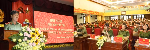 Thiếu tướng Nguyễn Thanh Trang, Cục trưởng Cục phong trào toàn dân bảo vệ ANTQ phát biểu tại hội nghị. Thiếu tướng Nguyễn Thanh Trang, Cục trưởng Cục phong trào toàn dân bảo vệ ANTQ phát biểu tại hội nghị.