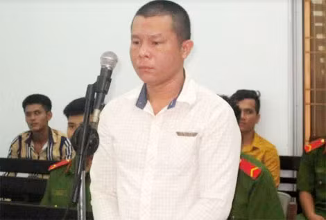 Bị cáo Nguyễn Xuân Giang tại tòa.