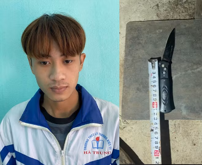 Vũ Tiến Long và con dao gây án