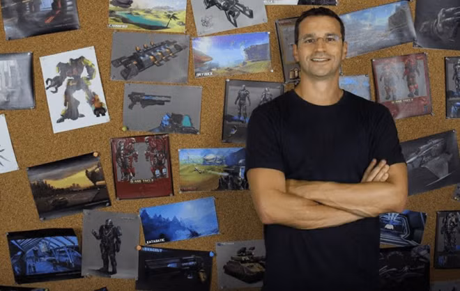 Todd Harris, người đồng sáng lập Hi-Rez, một studio phát triển trò chơi có trụ sở tại Atlanta.