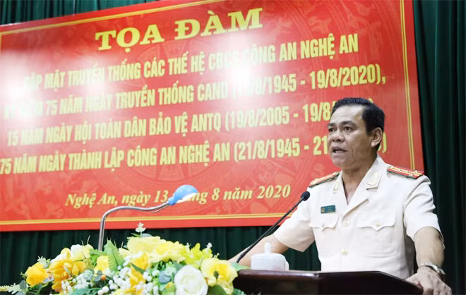 Đồng chí Đại tá Võ Trọng Hải, Giám đốc Công an tỉnh.